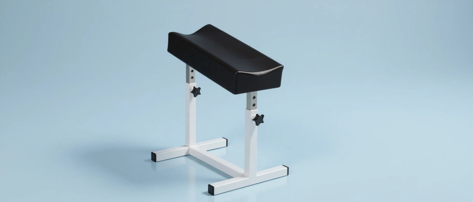 Meditelle AVE8510 leg support shown on blue background