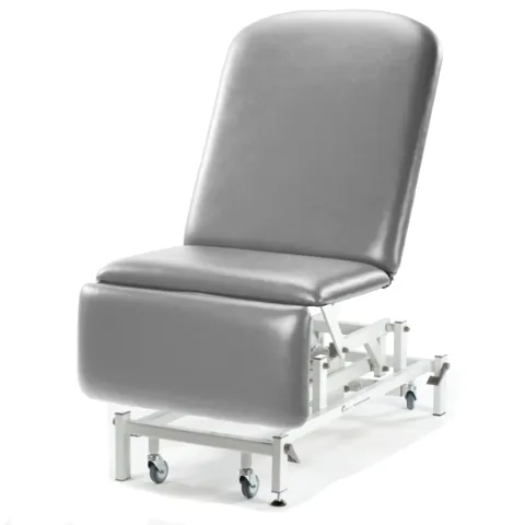 Bariatric Drop End Couch (Single Foot) - Light Grey+